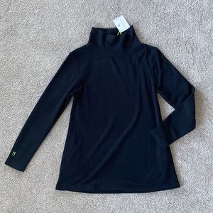 Dudley Stephens Cobble Hill Turtleneck Black Terry Fleece